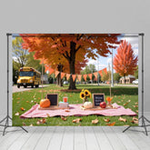 Aperturee - Aperturee Fall Welcome Back Camping Park Photography Backdrop